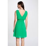 Morgan - Jurk - Groen - Mouwloos - Korte Lengte - Polyester