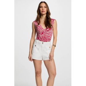 Morgan - Mouwloze Top - Roze