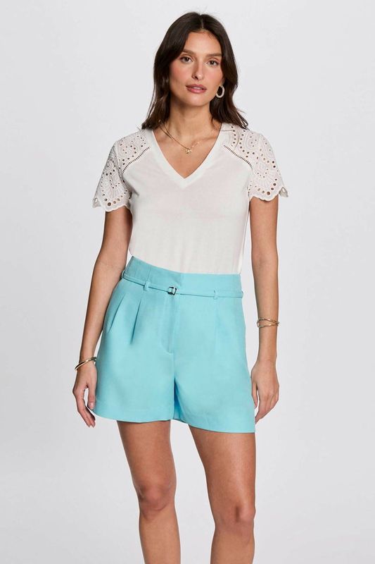 MORGAN T-shirts met korte mouwen, Off White M, XS