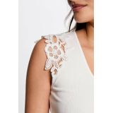 Morgan - Mouwloze Top - Ecru