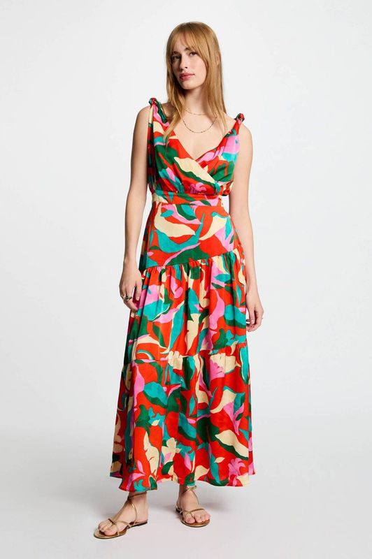 Morgan - Zomerjurk - Rood - A-lijn