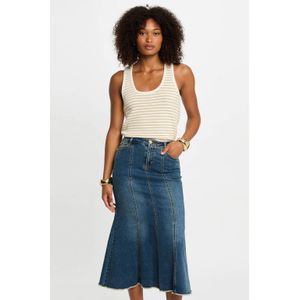 Morgan - Mouwloze Top - Ecru