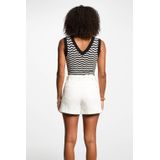 Morgan - Mouwloze Top - Zwart