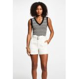 Morgan - Mouwloze Top - Zwart