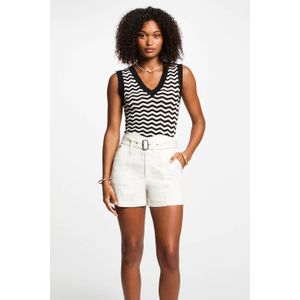 Morgan - Mouwloze Top - Zwart