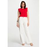 Morgan mouwloze top rood