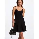 Morgan - Jurk - Zwart - Mouwloos - Korte Viscose Jurk