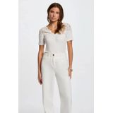 MORGAN - T-shirt - Wit - Polyester