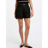 Morgan - Bandplooibroek - Zwart - Regular Fit - High Waist