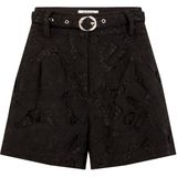 Morgan - Bandplooibroek - Zwart - Regular Fit - High Waist