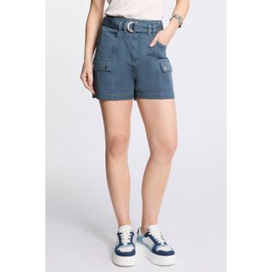 Morgan - Cargo Short - Petrol - Straight Regular Waist