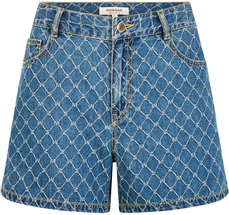 Morgan - 252-SHEL - Jeans - Blauw - Slimfit - Mid Waist