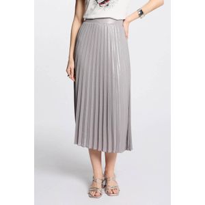 Morgan - Plissé Rok - Zilver