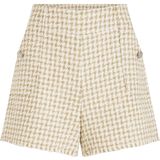 Morgan - Korte Broek - Ecru - Regular High Waist - Casual