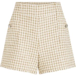 Morgan - Korte Broek - Ecru - Regular High Waist - Casual