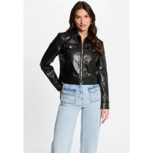 Morgan - Imitatieleren Jas - Zwart - Leren Jassen