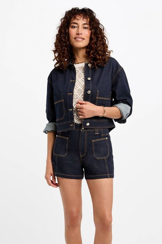 MORGAN - Jas - Raw Denim - Bodywarmer