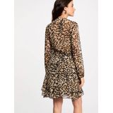 MORGAN - Korte Jurk - Luipaardprint - Polyester