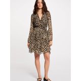 MORGAN - Korte Jurk - Luipaardprint - Polyester