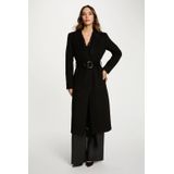 Morgan - Bouclé Manteljas - Zwart