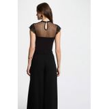 Morgan - 252-DODO - T-shirt - Zwart - Slanke Pasvorm - Kwartmouw