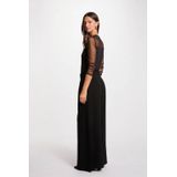 MORGAN T-shirts met lange mouwen, Zwart M, XS