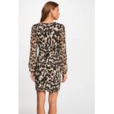 Morgan - Zomerjurk - Ecru - Korte Jurk - Lange Mouwen - V-hals