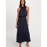 Morgan - Jurk - Marine - 7/8 Lengte - Mouwloos - Gerecycled Materiaal