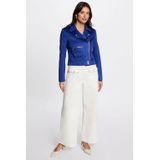 Morgan - Suede Bikerjack - Met Lange Mouwen - Reverskraag - Voorjaar