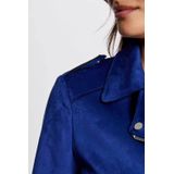 Morgan - Suede Bikerjack - Met Lange Mouwen - Reverskraag - Voorjaar