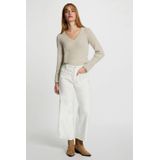 MORGAN - Trui - Grijs - V-hals - Fijn Tricot