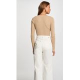 Morgan - Gebreide Trui - Beige - Fijn Gebreid