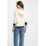 Morgan - Gebreide Trui - Ecru - Dames - Lange Mouwen - Capuchon