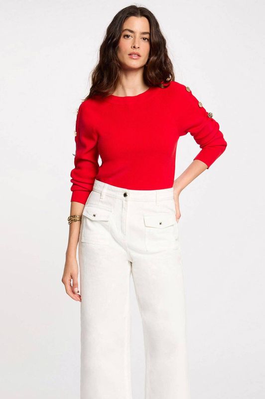 Morgan - Gebreide Trui - Rood