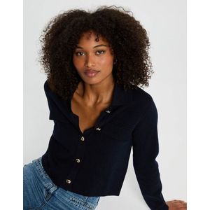 MORGAN - Vest - Blauw - Lange Mouwen - Polyester