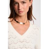 Morgan - Trui - Ivoor - Lange Mouwen - V-hals