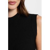 Morgan - Zomerjurk - Zwart - Midi Lengte - Mouwloos - Viscose