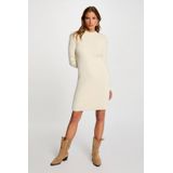 MORGAN - Korte Aansluitende Jurk - Ivoor - Tricot