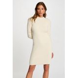 MORGAN - Korte Aansluitende Jurk - Ivoor - Tricot