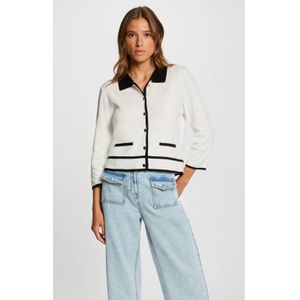 Morgan - Cardigan - Wit
