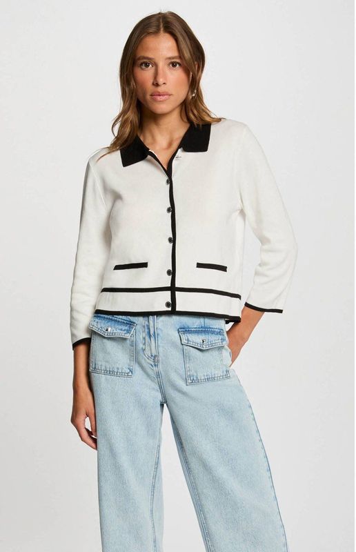 Morgan - Cardigan - Wit