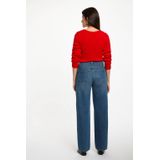 Morgan - Gebreide Trui - Rood - Wol