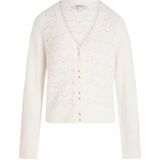 Morgan - Gebreid Vest - Ecru - Ajour