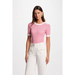 Morgan - Top - Ecru - Fijn Gebreid