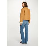 Morgan - Suede Jasje - Camel - Leren Jassen