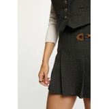 Morgan - Tweed Skort - Grijs - Mini Rok