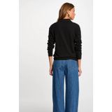 Morgan - Gebreide Trui - Zwart - Polokraag - Lange Mouwen