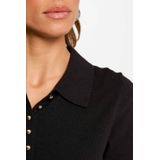 Morgan - Gebreide Trui - Zwart - Polokraag - Lange Mouwen