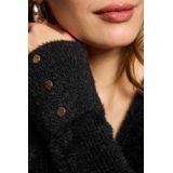 Morgan - Gebreide Trui - Zwart - V-hals - Lange Mouwen