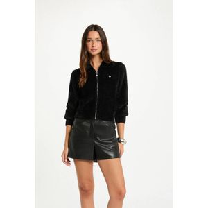 Morgan - Gebreid Vest - Zwart